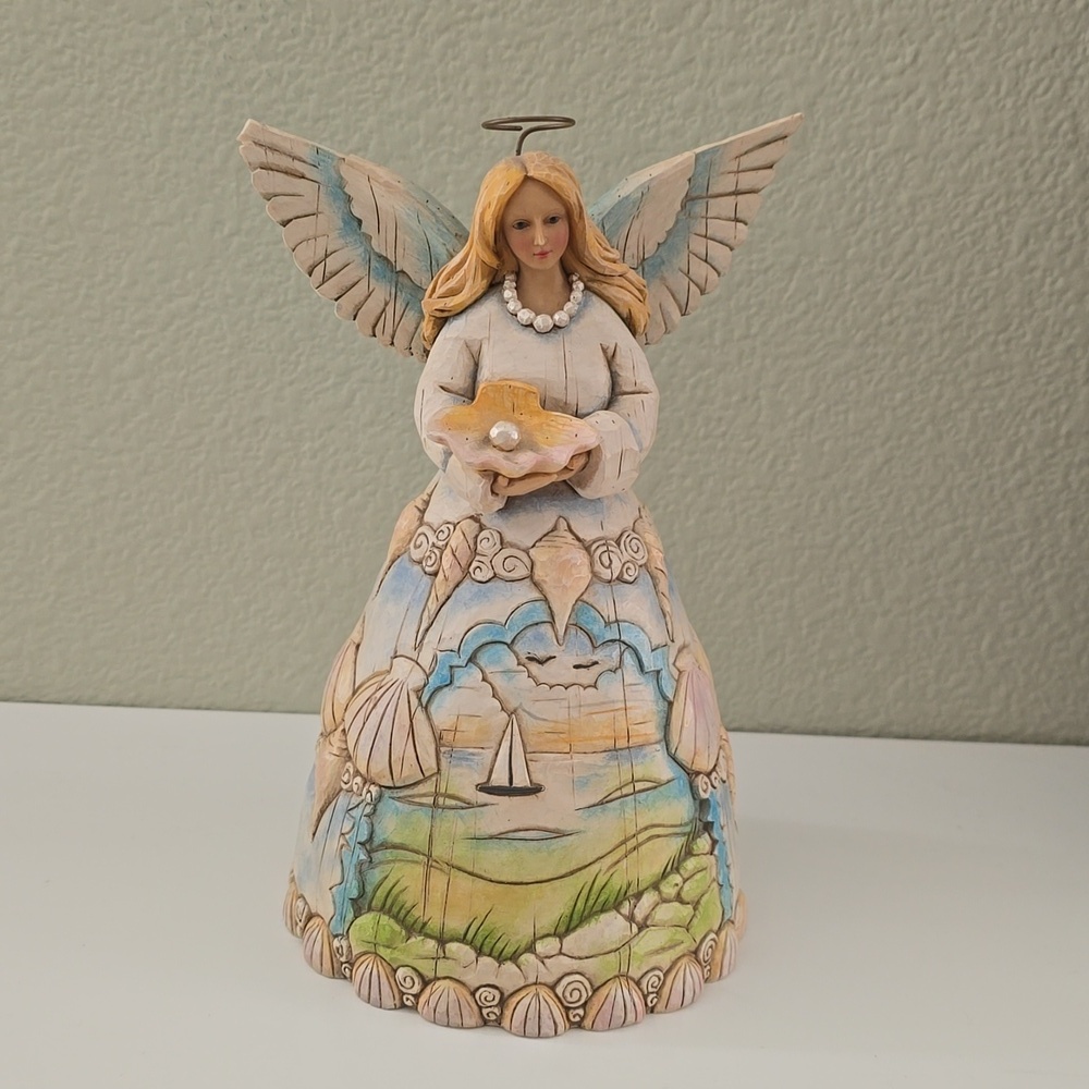 2003 Jim Shore Angel Safe Keeper of the Sea & Seashores - Picture 3 of 9